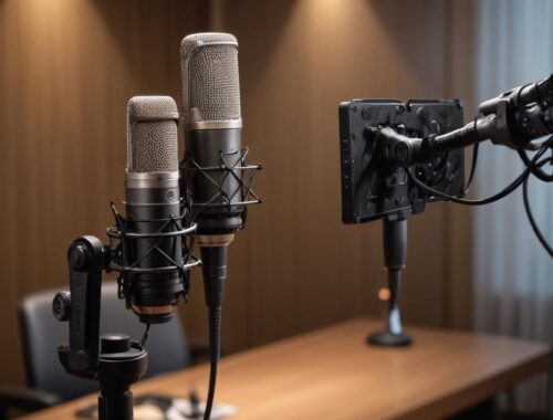 Студия для записи подкастов, коротких видеороликов и вебинаров с профессиональным оборудованием