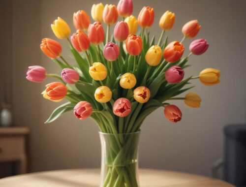Букет тюльпанов как подарок дарит радость и тепло Букет тюльпанов как подарок дарит радость и тепло