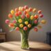 Букет тюльпанов как подарок дарит радость и тепло
