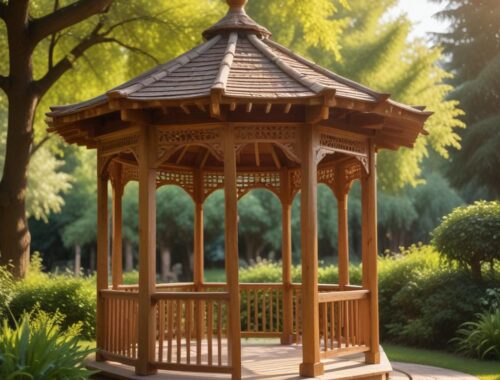 Беседки из дерева: проекты, материалы и идеи для вдохновения
