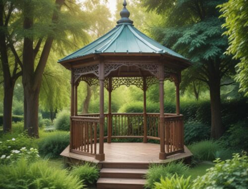 Современные беседки для загородного дома: идеи, фото и материалы