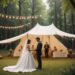 Организация свадьбы на природе с использованием шатра